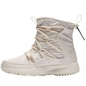 Nike Womens Shoes Beige 8 Tanjun High Rise Bungee Sneakers New